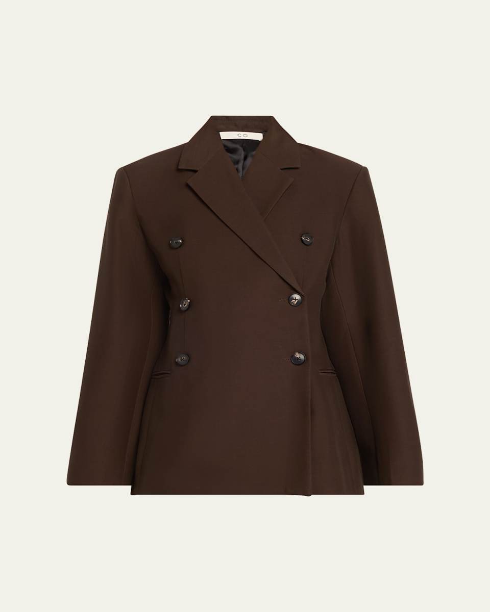 Double-Breasted Wool Blazer